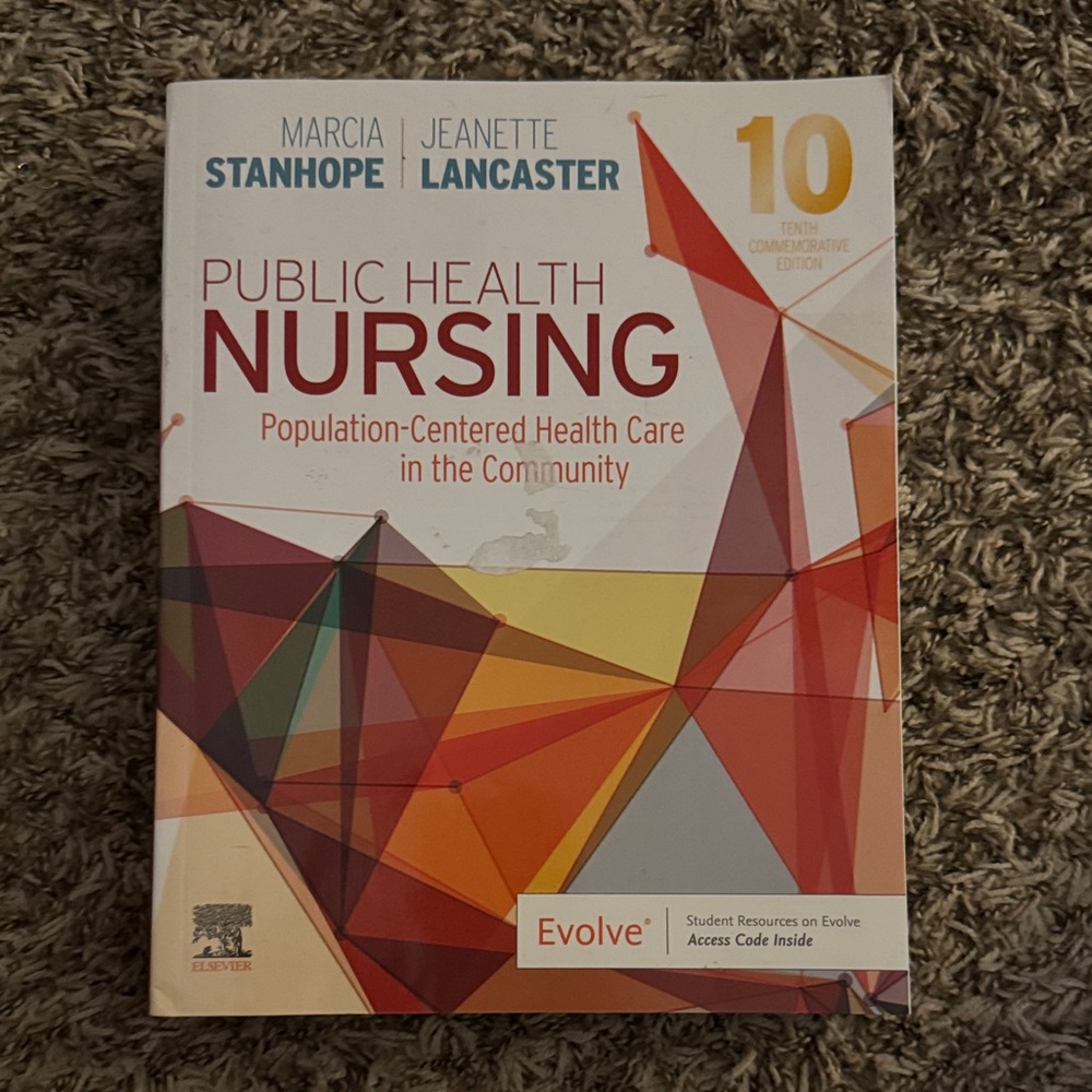 Public Health Nursing Textbook 10th commemorative edition, NEW WITH CODE